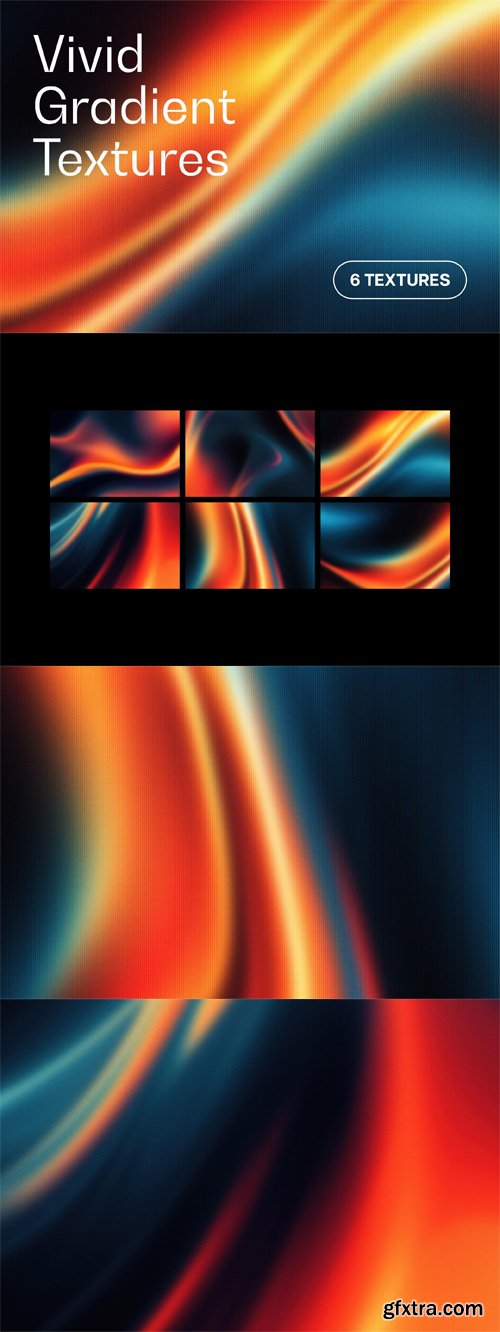 Vivid Gradient Textures - Photoshop Effects