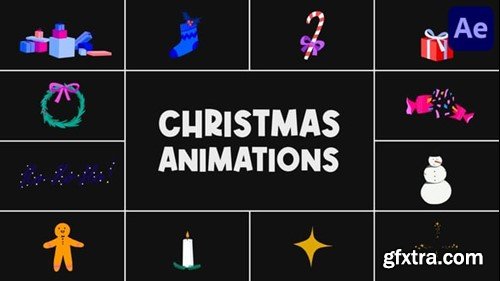 Videohive Christmas Animations for After Effects 55592116