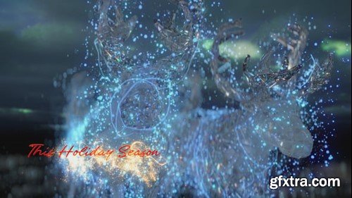 Videohive Santa Sleigh Reveal 55605086