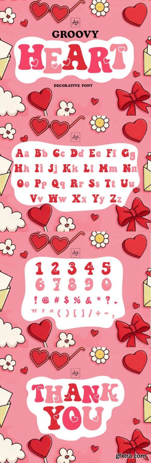 Groovy Heart Font