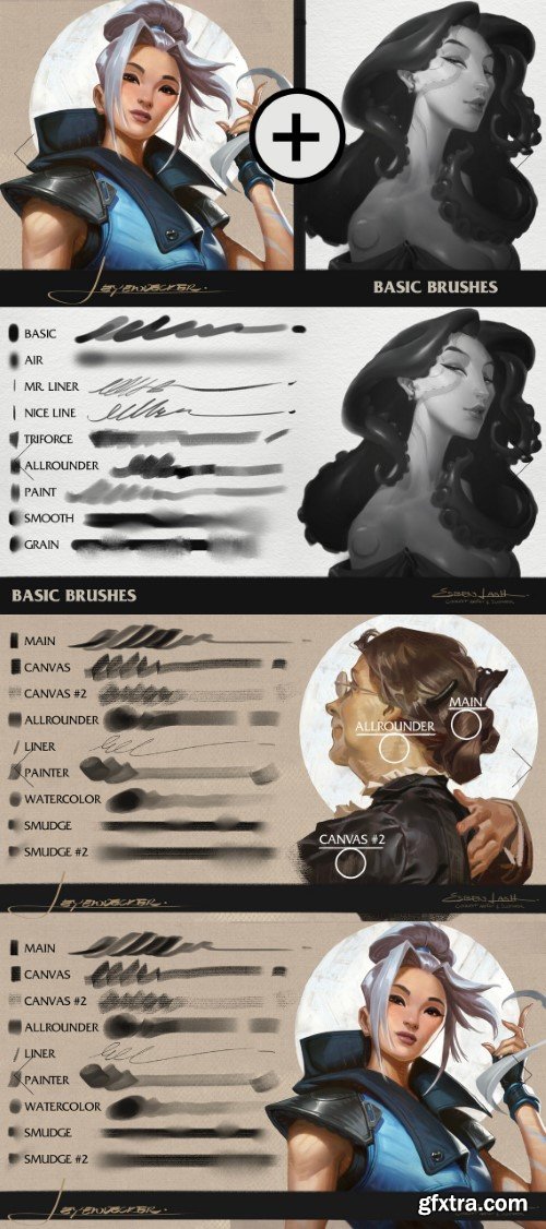 Basic + Leyendecker Brush pack by Esben Lash