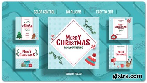 Videohive Merry Christmas Posts V1 55602583