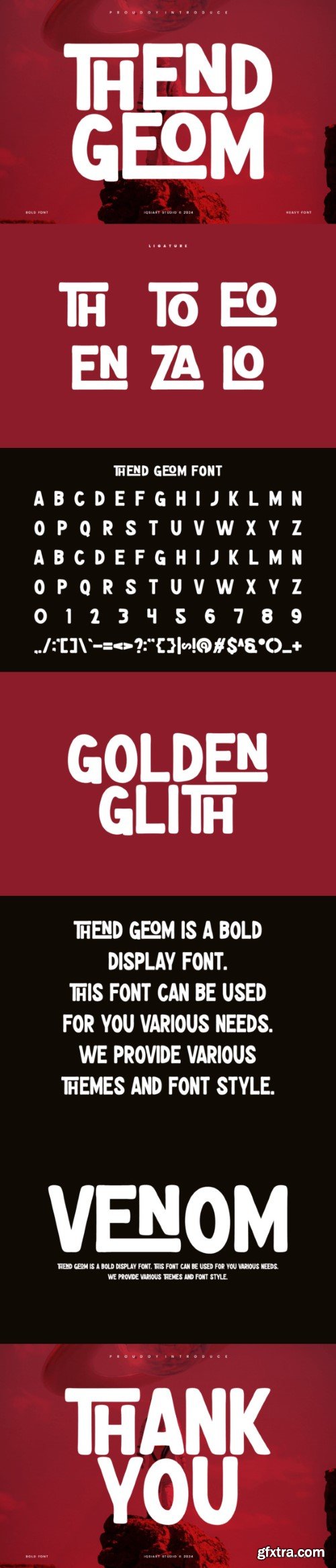 Thend Geom Font