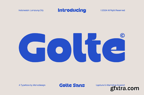 Golte Font 4LM5VQV