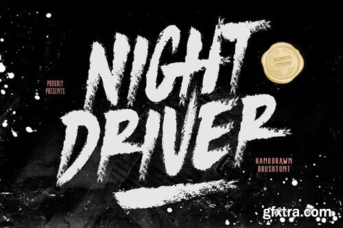 Night Driver Font C7CDY9B