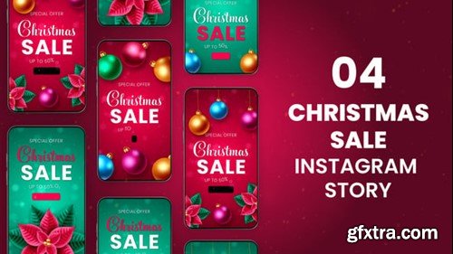 Videohive Merry Christmas Sale Stories 55580550