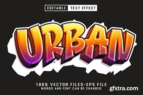 Urban Graffiti Text - Editable Text Effect RVZFDWQ