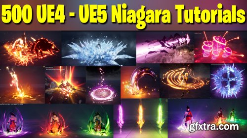 CGHOW Niagara Tutorials 500+ Tuts