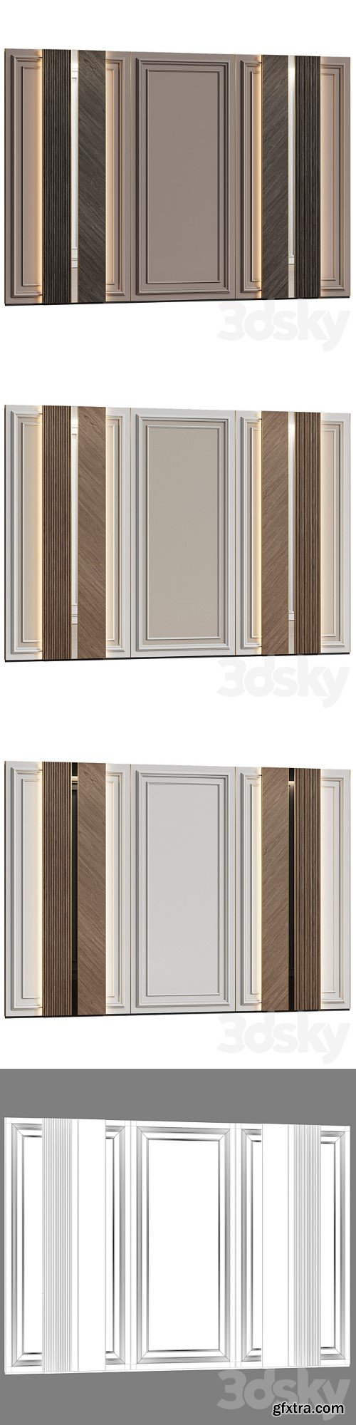 Wall Panels in Modern Classic Style 15