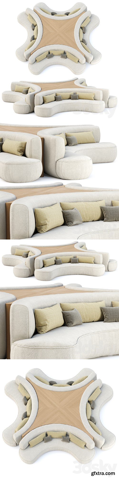 Jenifer Modular Restaurant Sofa