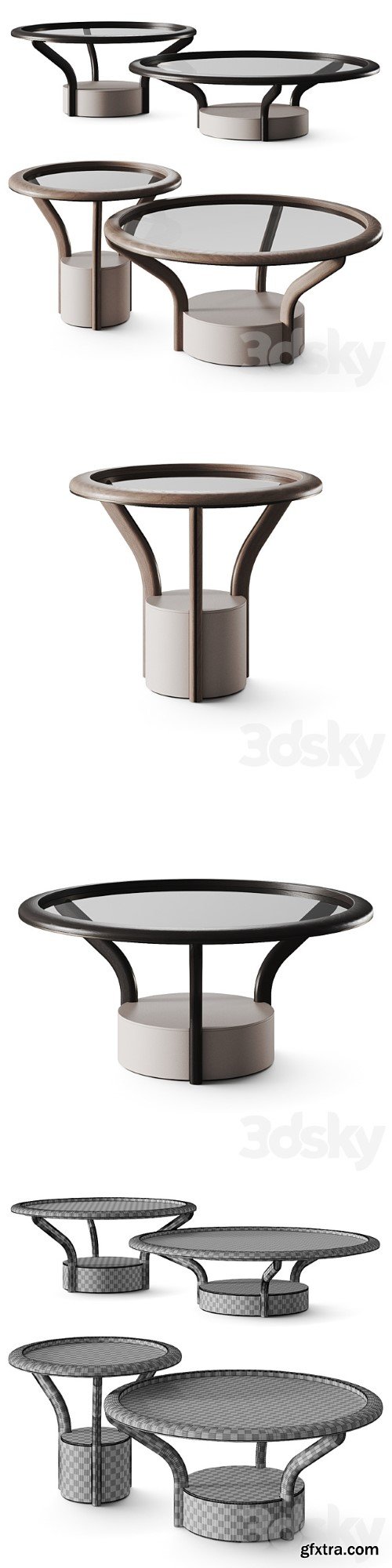 Giorgetti Chanterelle Coffee Tables