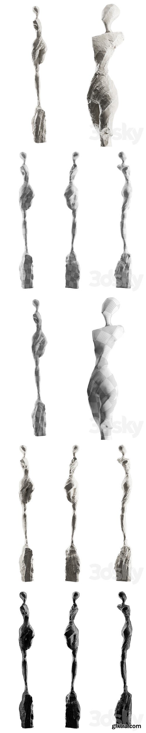 Abstract Human Sculpture 12