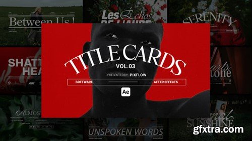 Videohive Title Card Vol. 03 Ae 55653216