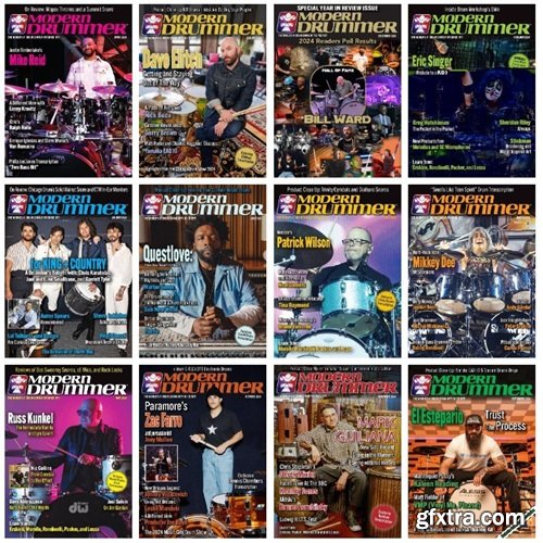 Modern Drummer Magazine - Full Year 2024 Collection