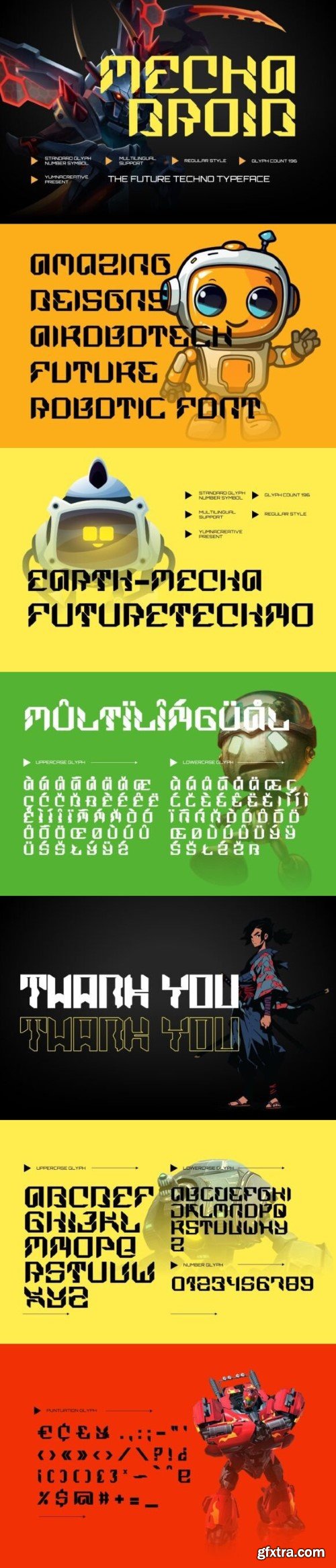 Mechadroid Font