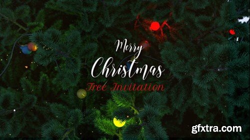 Videohive Christmas Tree Invitation 55620341