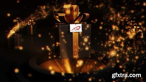 Videohive Golden Gift Unveil 55624804