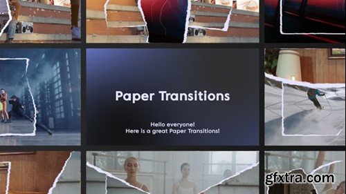 Videohive Paper Transitions 55622281