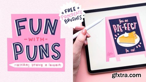 Fun with Puns: Mastering Lettering in Procreate - Pie Edition