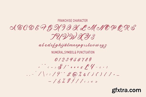 Franchise Script Font VTKRDXD