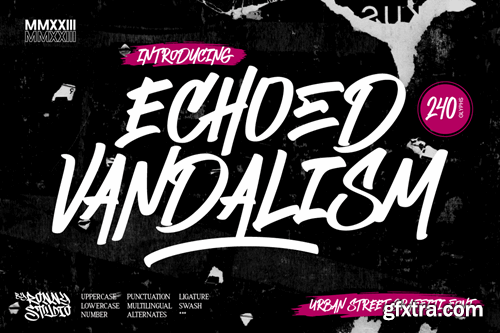 Echoed Vandalism - Urban Street Graffiti DP4SW6Y