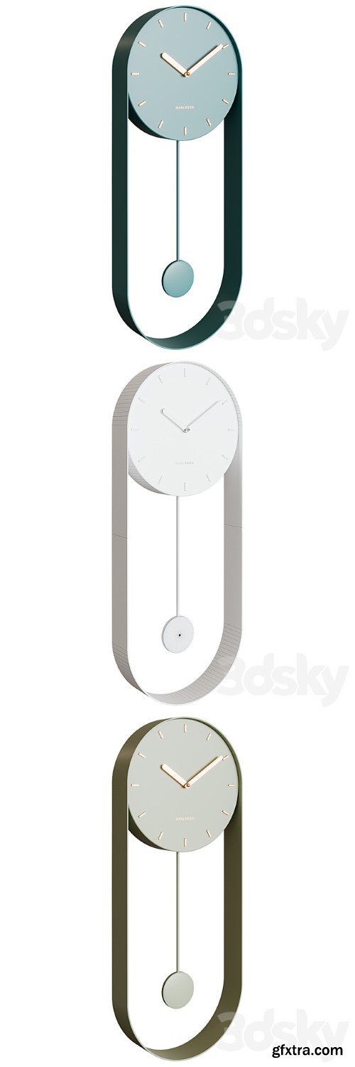 Wall Clock Charm