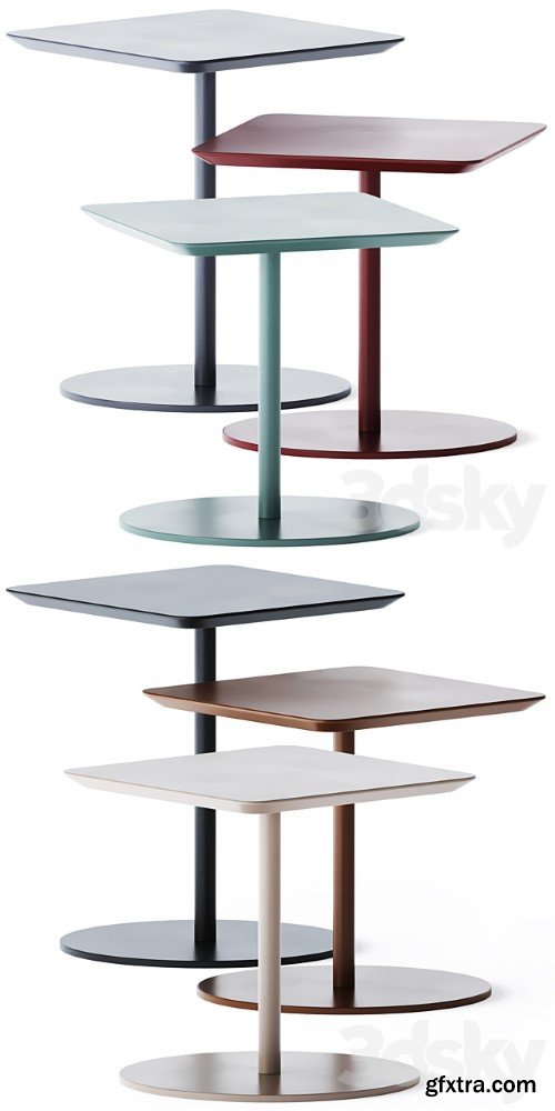 Metal Square Noa Coffee Tables by B&T Design