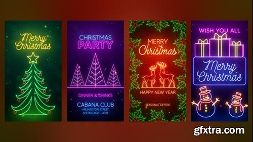 Videohive Christmas Party Instagram Stories 55628483