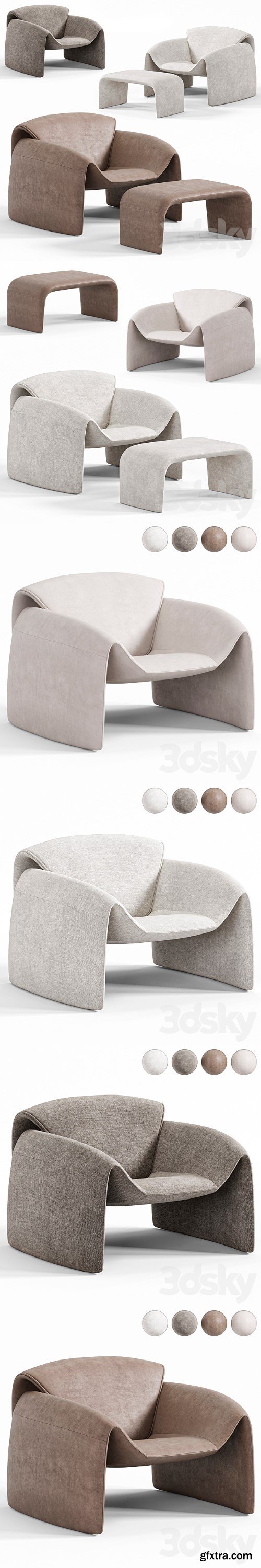 Le Club Armchair By Poliform 3