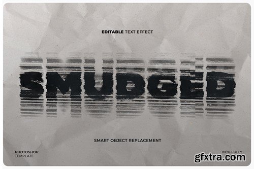 Smudged Print Text Effect 6PYW8PJ