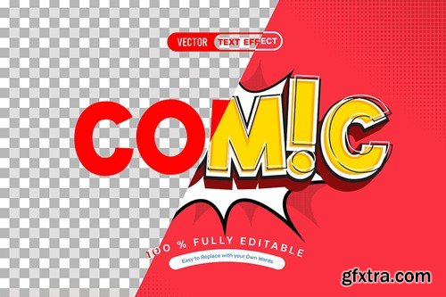 Fun Comic Text Effect HBJEK7W