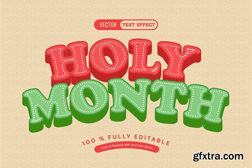 Holy Month Text Effect HX5RBNV