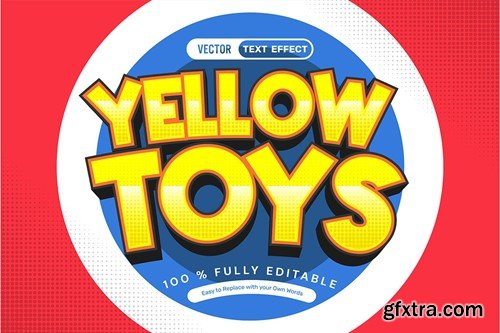 Yellow Toys Comic Text Effect E4VM93X