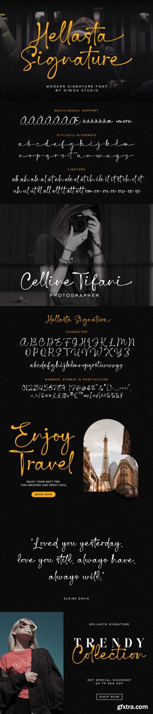 Hellasta Signature Font