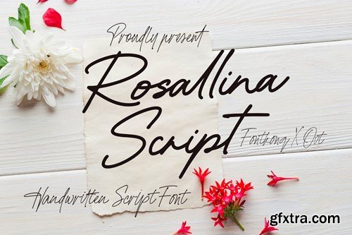 Rosallina Script - Handwritten Font 7PDL6TQ