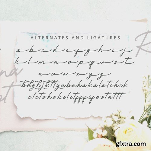 Rosallina Script - Handwritten Font 7PDL6TQ