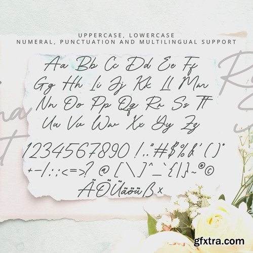 Rosallina Script - Handwritten Font 7PDL6TQ