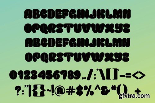 Chockis - Bubble Display Font 9VWVGVV