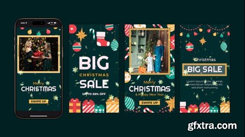 Videohive Merry Christmas Instagram Stories 55664894