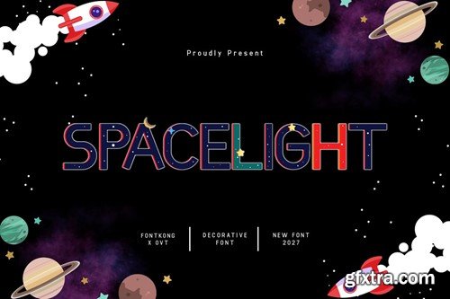 Spacelight - Unique Decorative Font YEKZ9TN