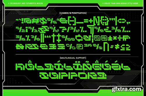 Kaeshi - Modern Techno Typeface PTBBULP