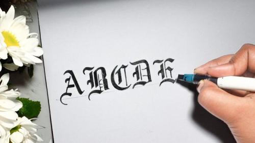 Udemy - Gothic Calligraphy For Beginners