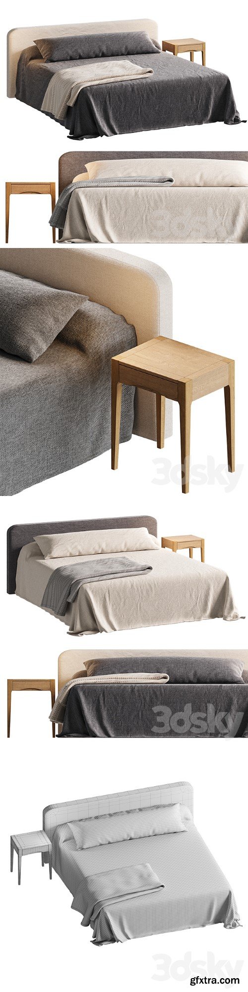 Zara Home Bed with Nightstand