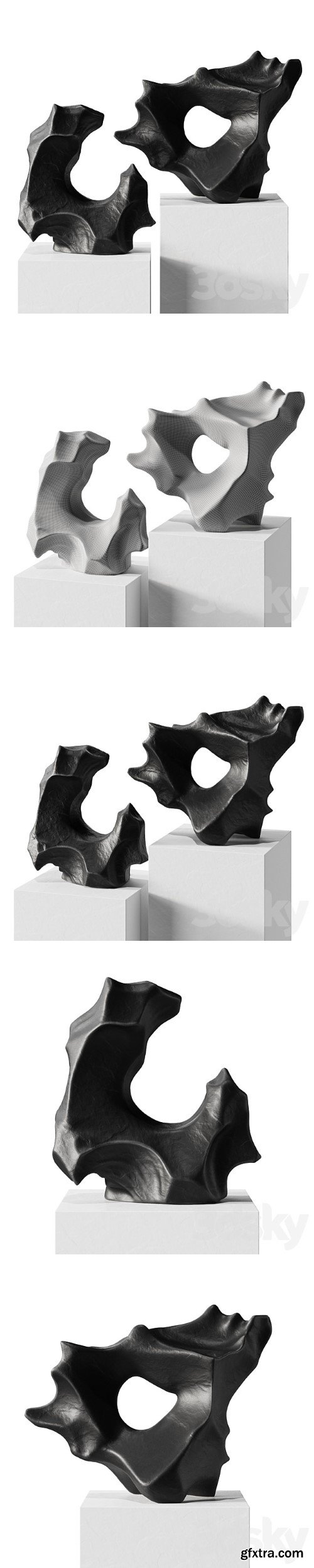 Abstract Stone Sculpture