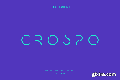 Crospo - Modern Futuristic Typeface W66KJZQ