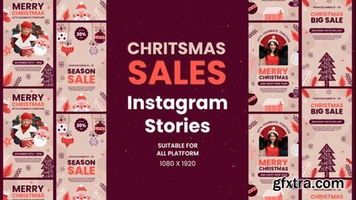 Videohive Christmas Season Sale Instagram Stories 55683763