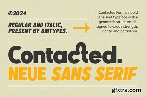 AM Contacted Font UV8NSQE