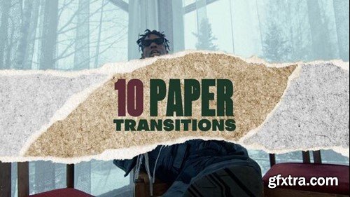 Videohive Paper Transition V4 55679459