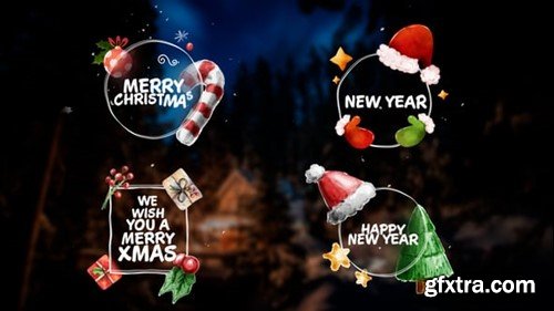 Videohive Christmas Titles - Lower Thirds 55678230