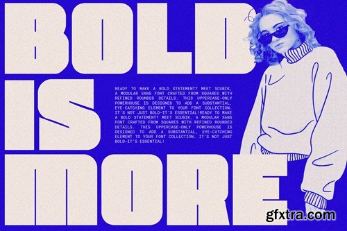 Scubik - Bold Modular Font 7J8FCR9